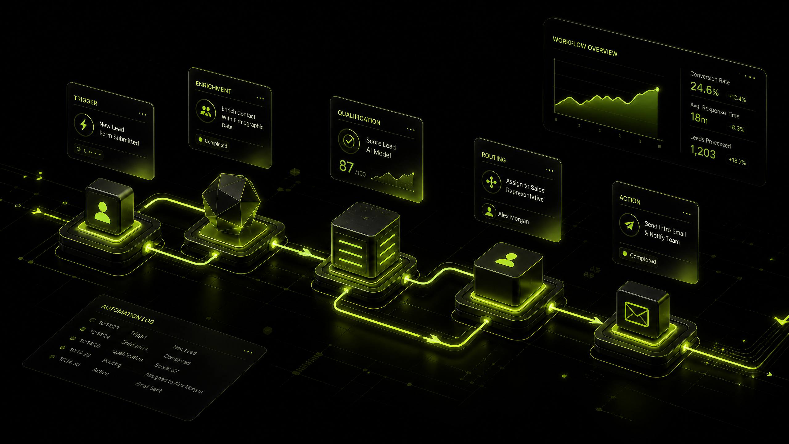 Business workflow automation system